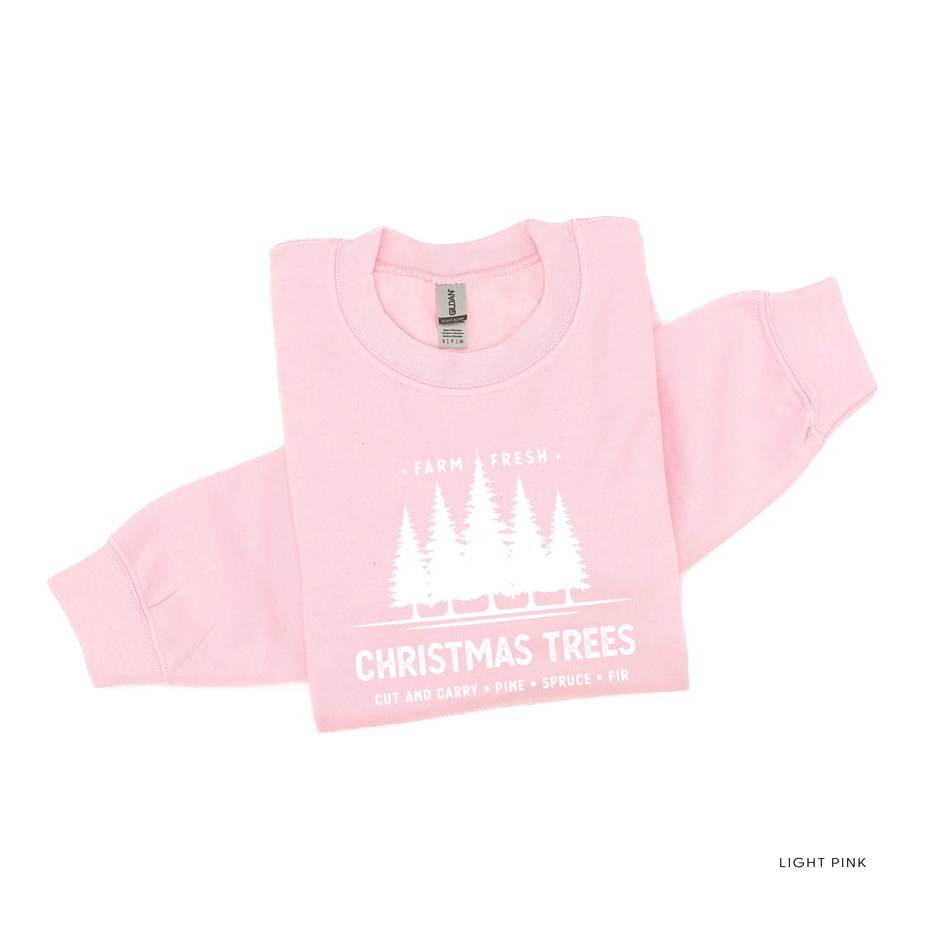Farm Fresh Christmas Trees - BASIC Fleece Little Mama Shirt Shop LLC