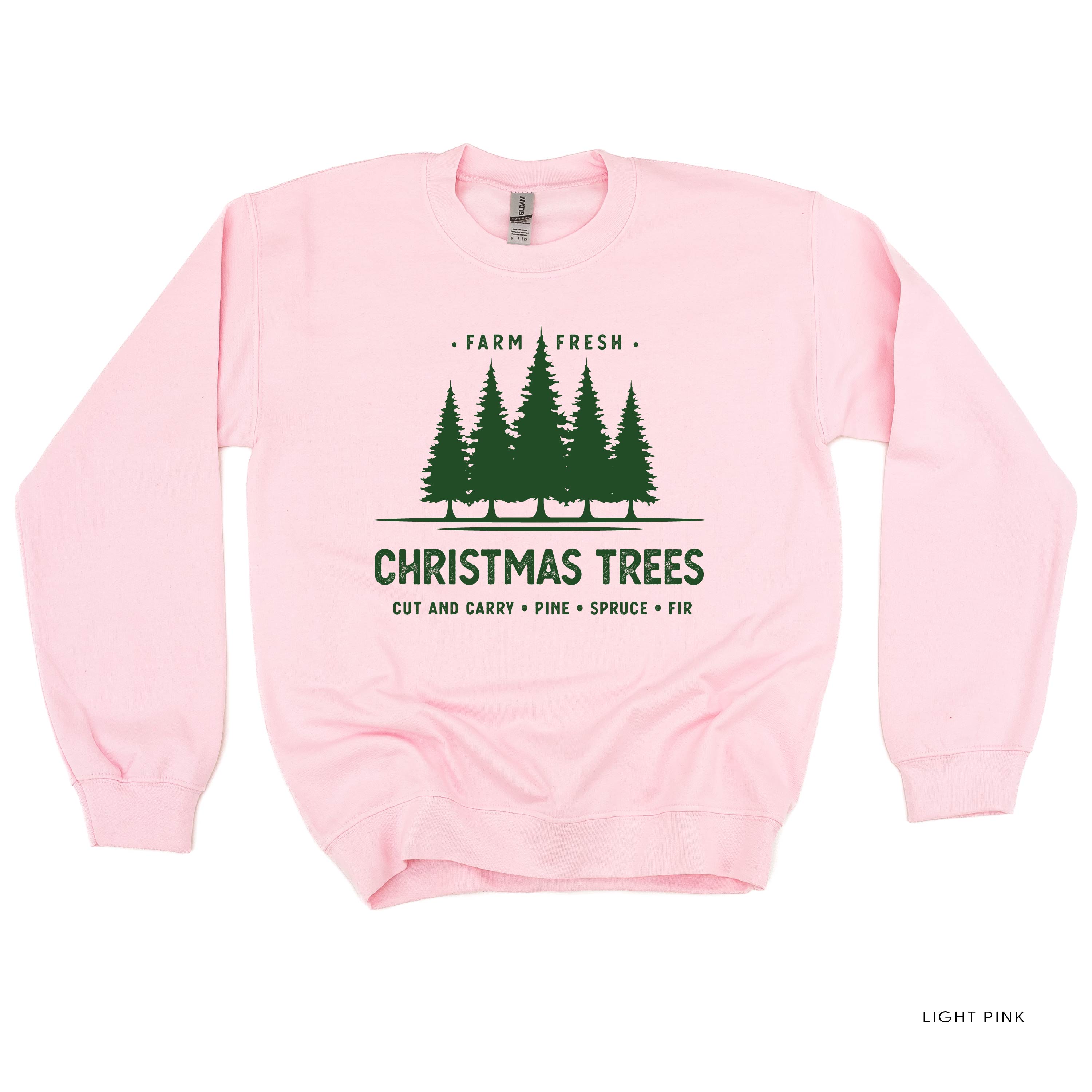 Farm Fresh Christmas Trees - BASIC Fleece Little Mama Shirt Shop LLC