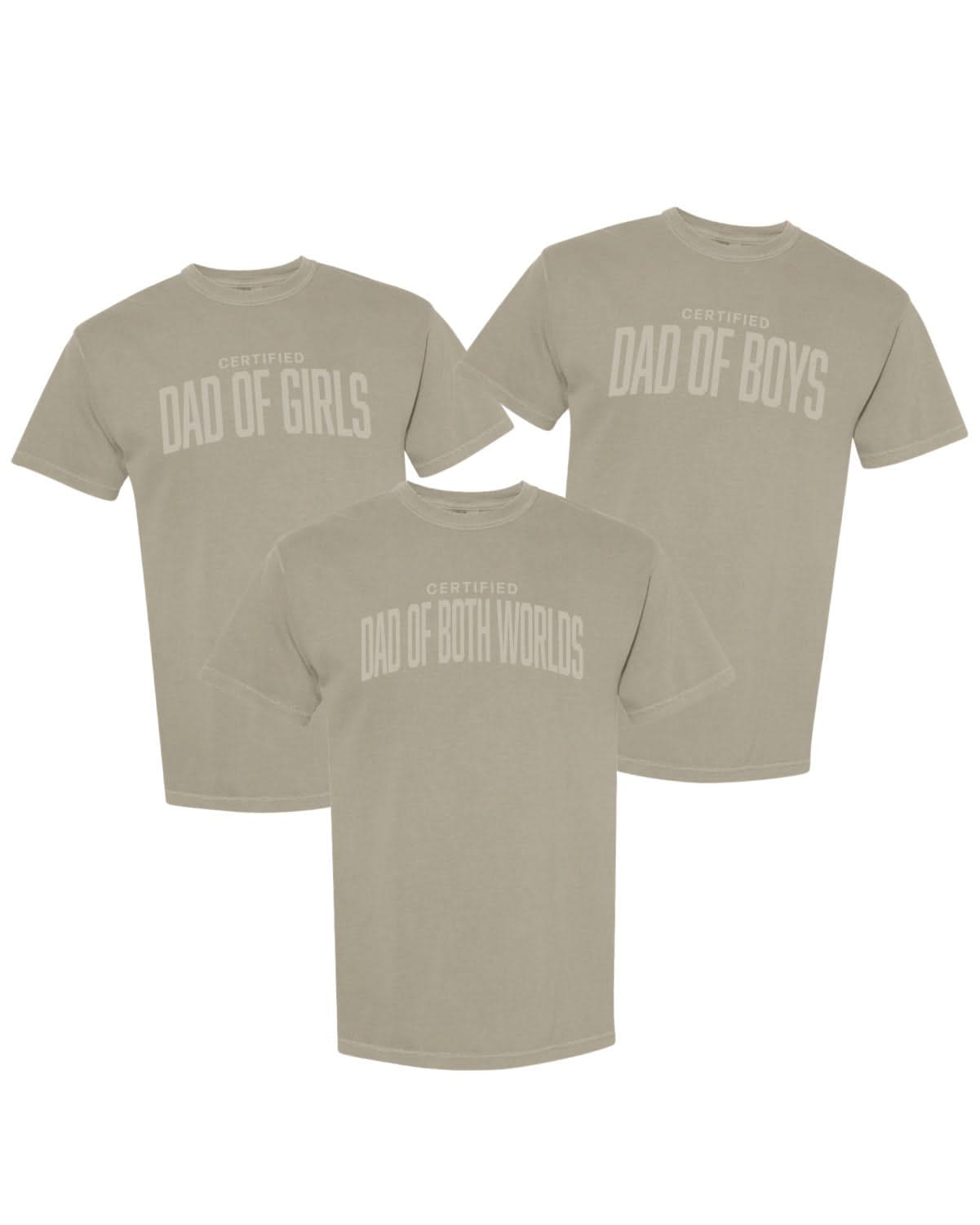 Certified Dad of Boys/Girls/Both - Comfort Colors Tee | Little Mama Shirt Shop Little Mama Shirt Shop