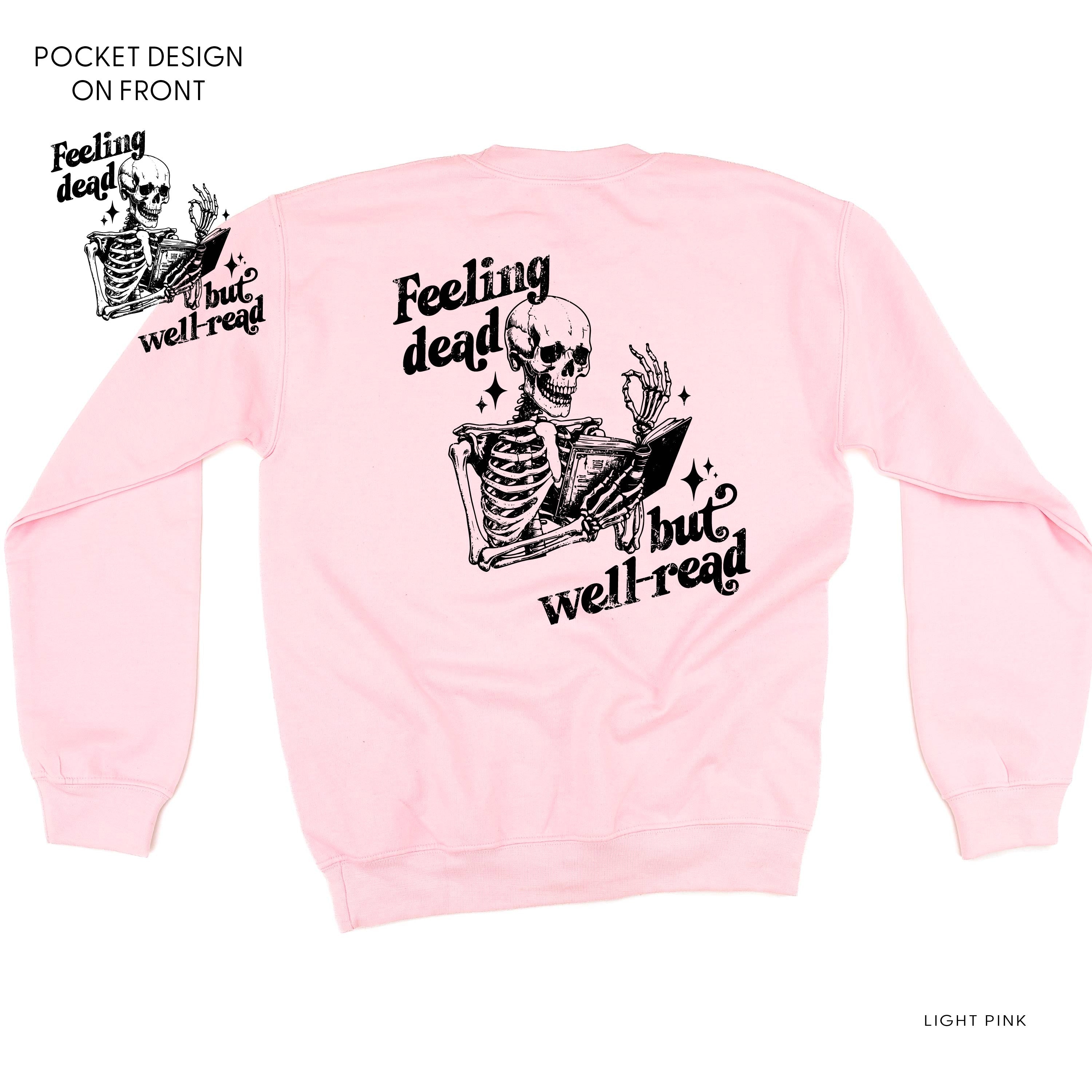  FULL DESIGN on Back - Basic Fleece Crewneck Little Mama Shirt Shop LLC