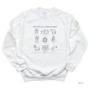 For Unto Us A Child Is Born - BASIC Fleece Little Mama Shirt Shop LLC