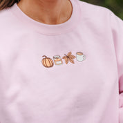 Embroidered Basic Fleece Crewneck - Four Fall Favorites Little Mama Shirt Shop LLC
