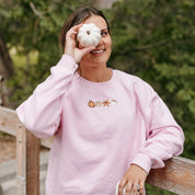 Embroidered Basic Fleece Crewneck - Four Fall Favorites Little Mama Shirt Shop LLC