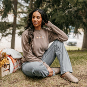 Embroidered PIGMENT Crewneck - Four Fall Favorites Little Mama Shirt Shop LLC