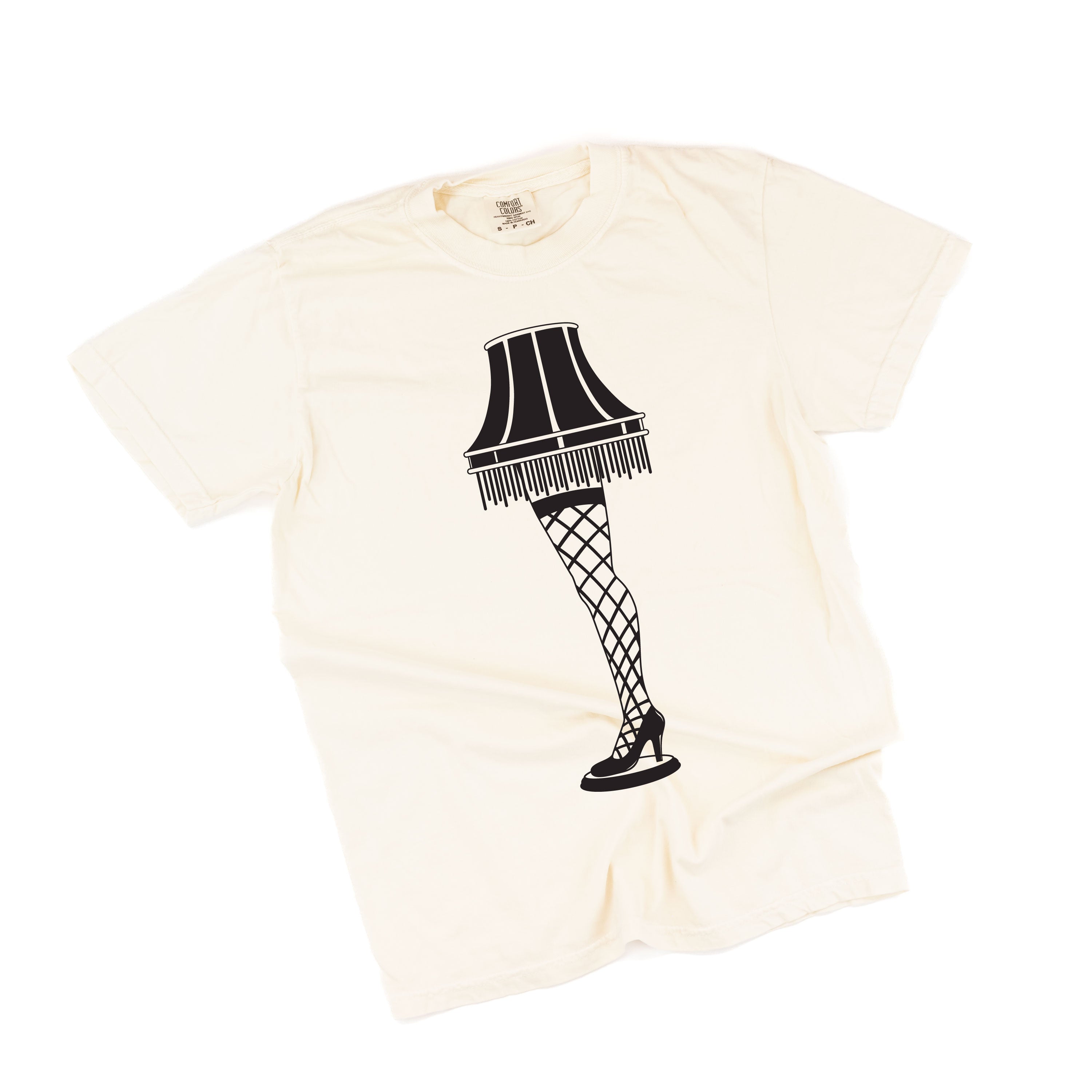 Leg Lamp - FRAGILE (f&b) - Comfort Colors Tee Little Mama Shirt Shop
