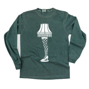 Leg Lamp - FRAGILE (f&b) - LONG SLEEVE Comfort Colors Tee Little Mama Shirt Shop
