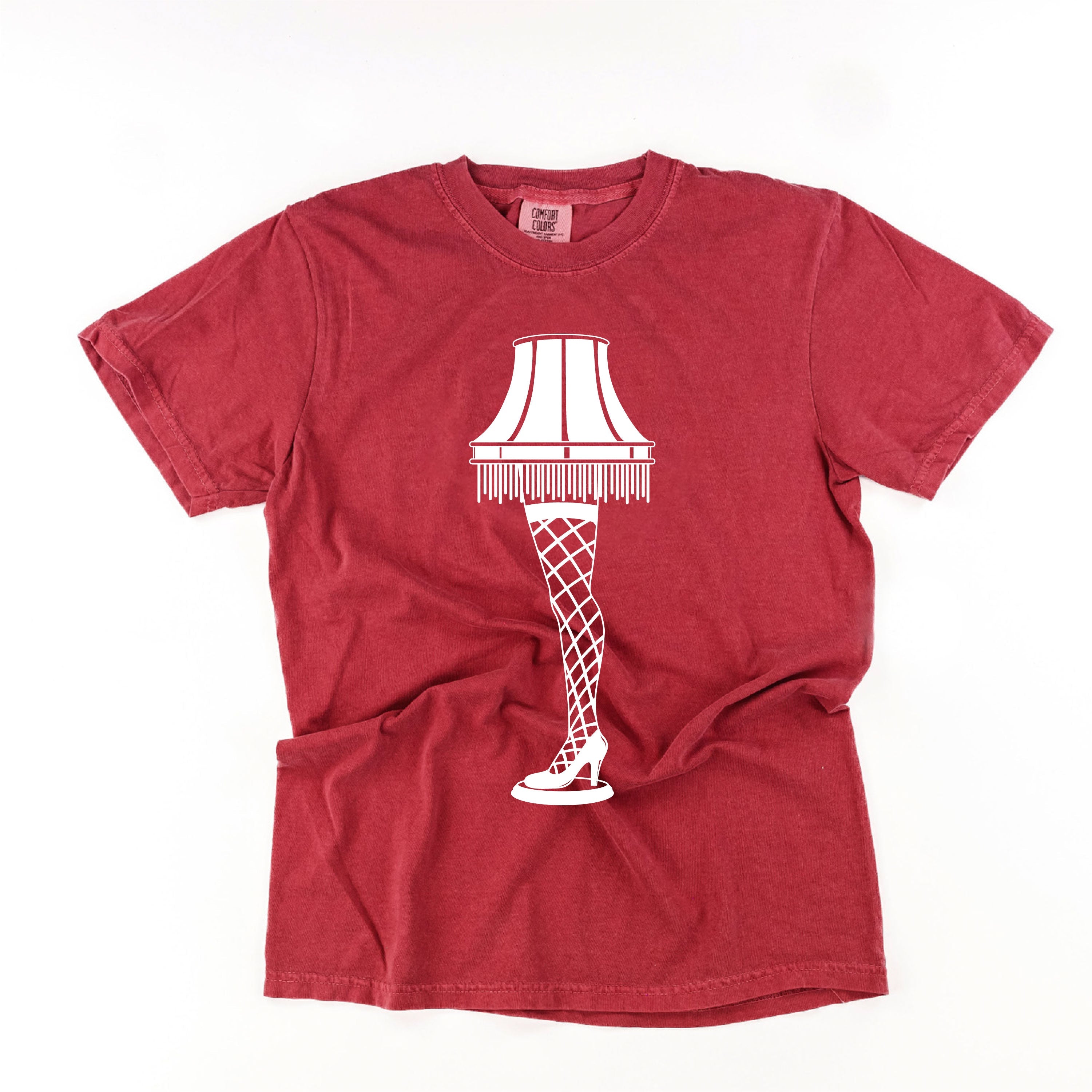 Leg Lamp - FRAGILE (f&b) - Comfort Colors Tee Little Mama Shirt Shop