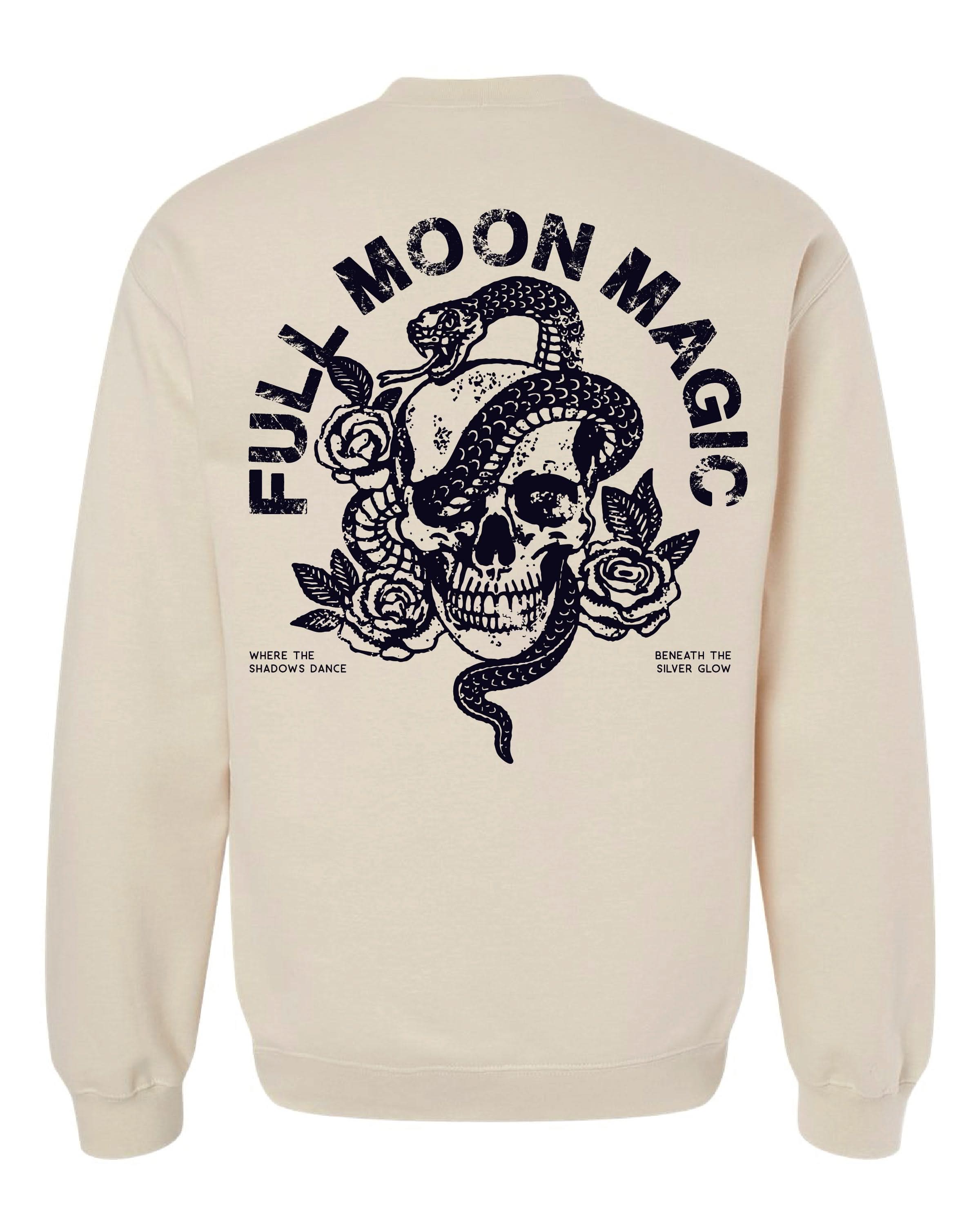 Full Moon Magic (pf&b) - Basic Fleece Little Mama Shirt Shop LLC