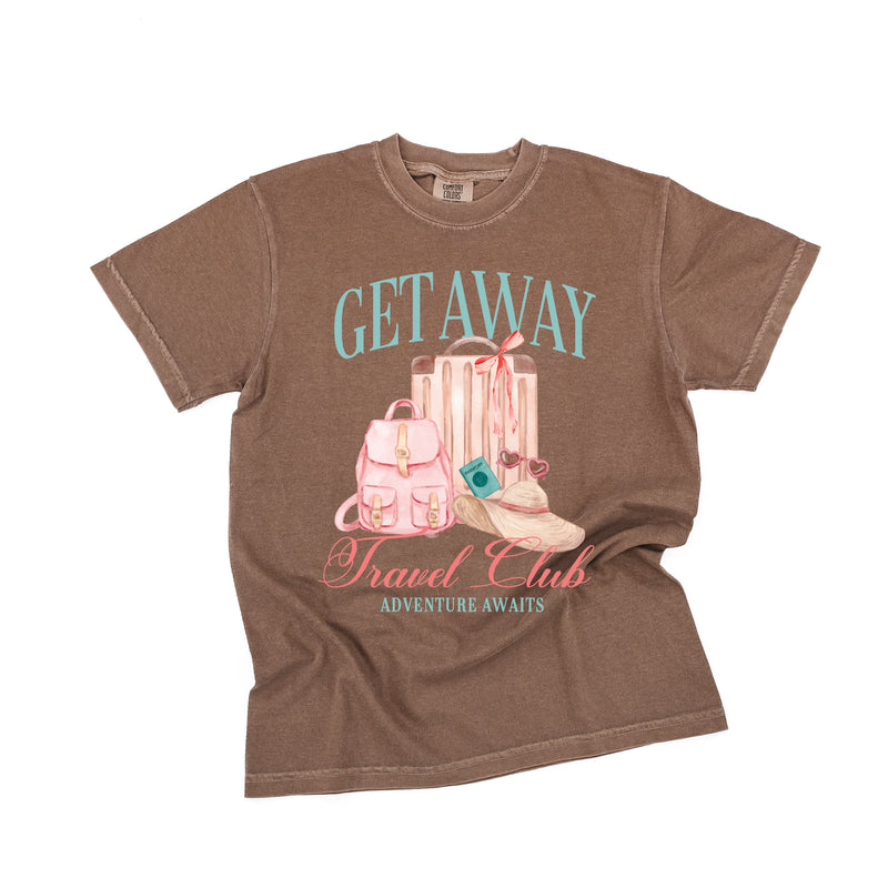 Getaway Travel Club (Girl's Girl Version) - SHORT SLEEVE COMFORT COLORS TEE