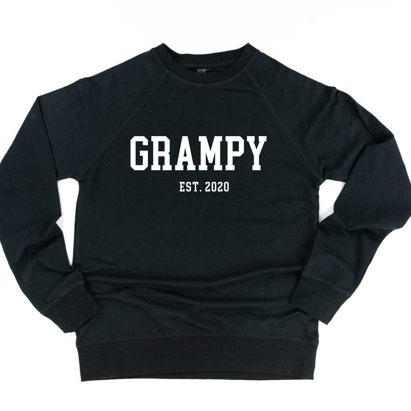 GRAMPY - EST. (Select Your Year) - Lightweight Pullover Sweater