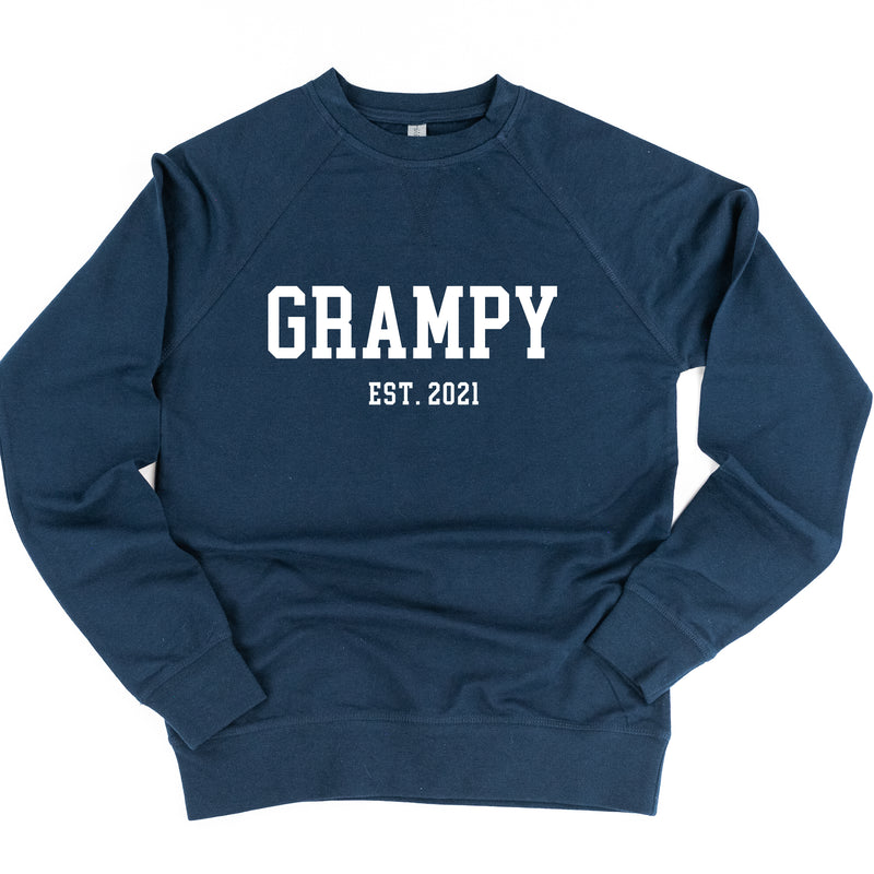 GRAMPY - EST. (Select Your Year) - Lightweight Pullover Sweater