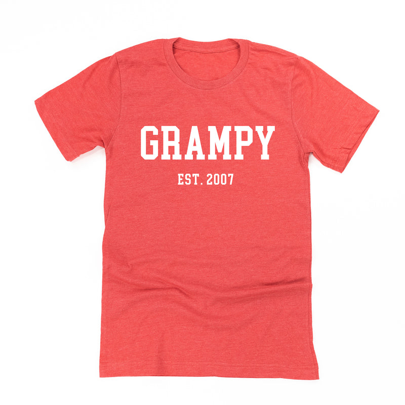 GRAMPY - EST. (Select Your Year) - Unisex Tee