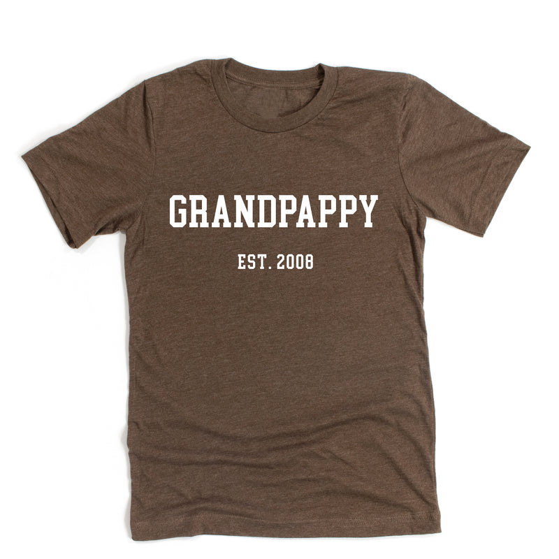 GRANDPAPPY - EST. (Select Your Year) - Unisex Tee