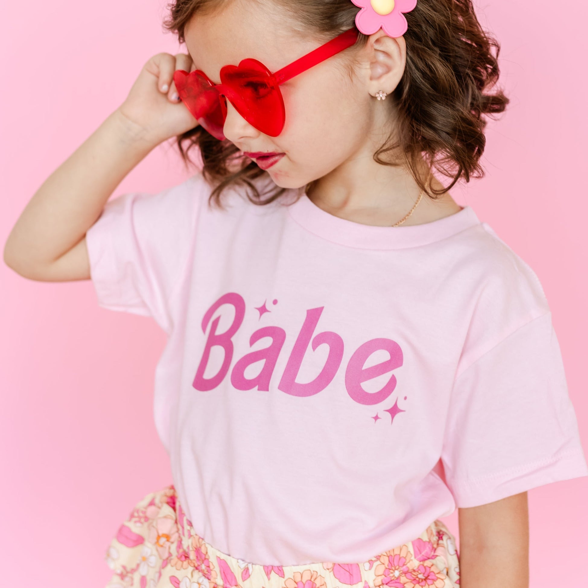 Babe (Barbie Party) - Child Tee Little Mama Shirt Shop