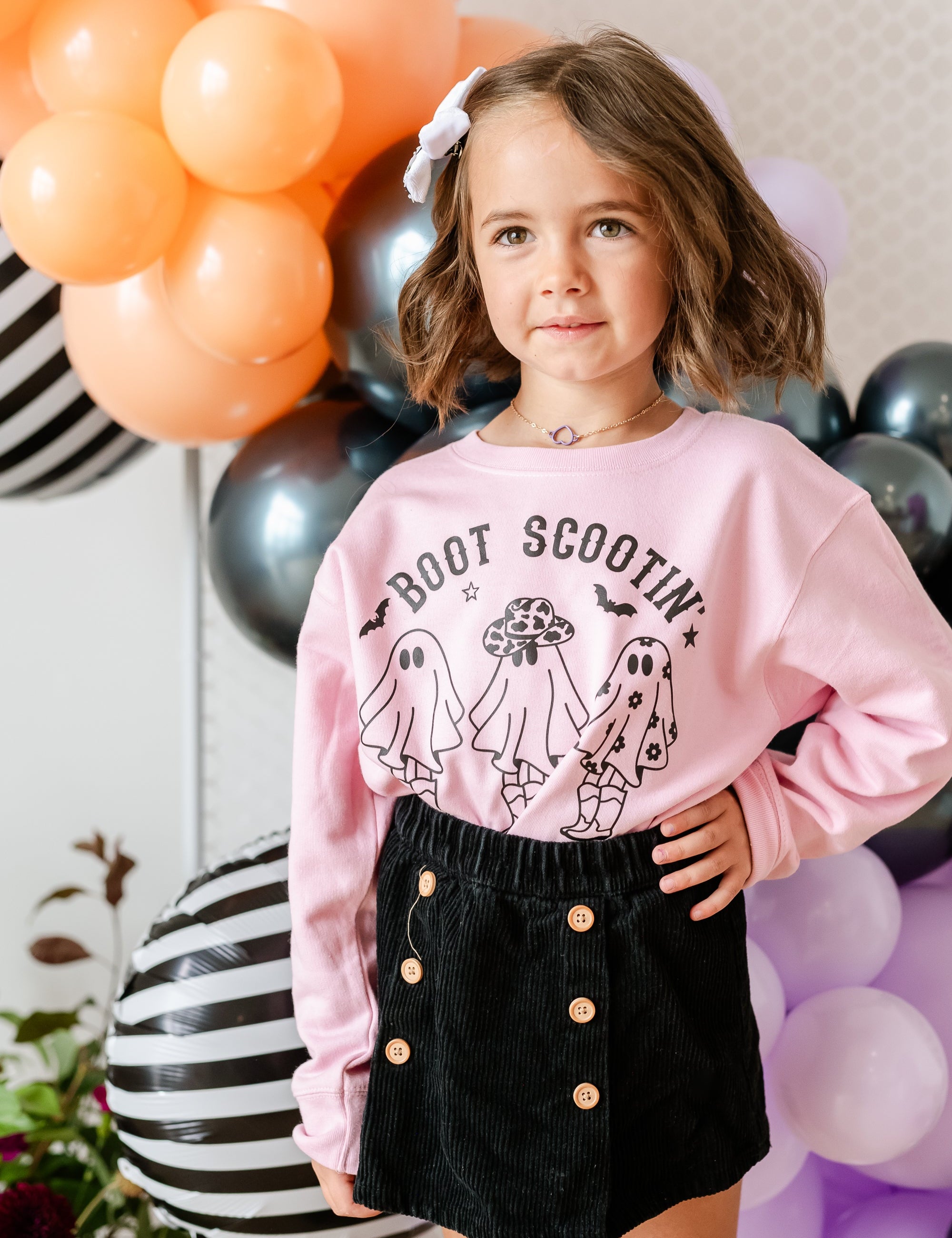 Boot Scootin' Spooky - Child Sweater Little Mama Shirt Shop
