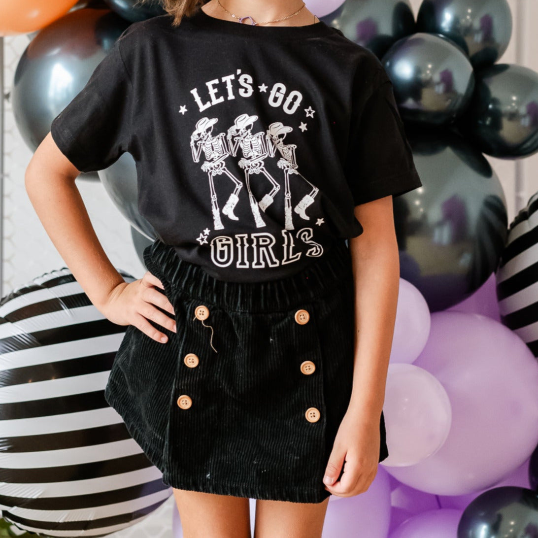 Cowgirl Skellies - Let's Go Girls - Child Tee Little Mama Shirt Shop