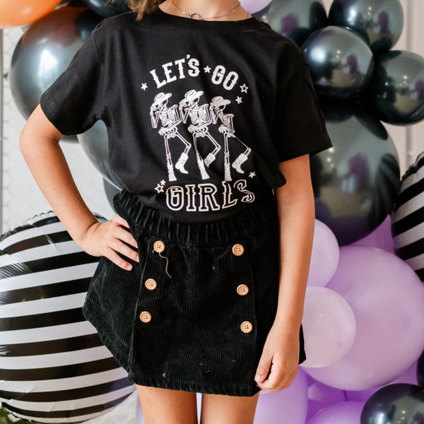 Cowgirl Skellies - Let's Go Girls - Short Sleeve Child Shirt