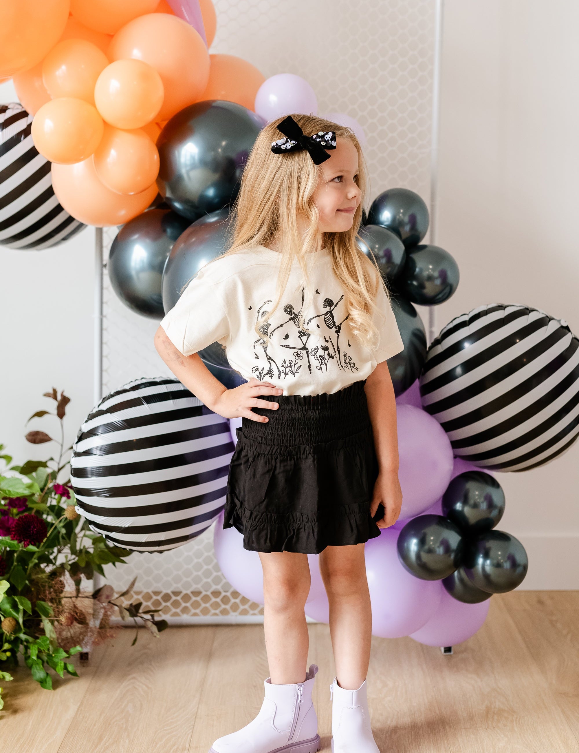 Ballerina Skellies - Child Tee Little Mama Shirt Shop