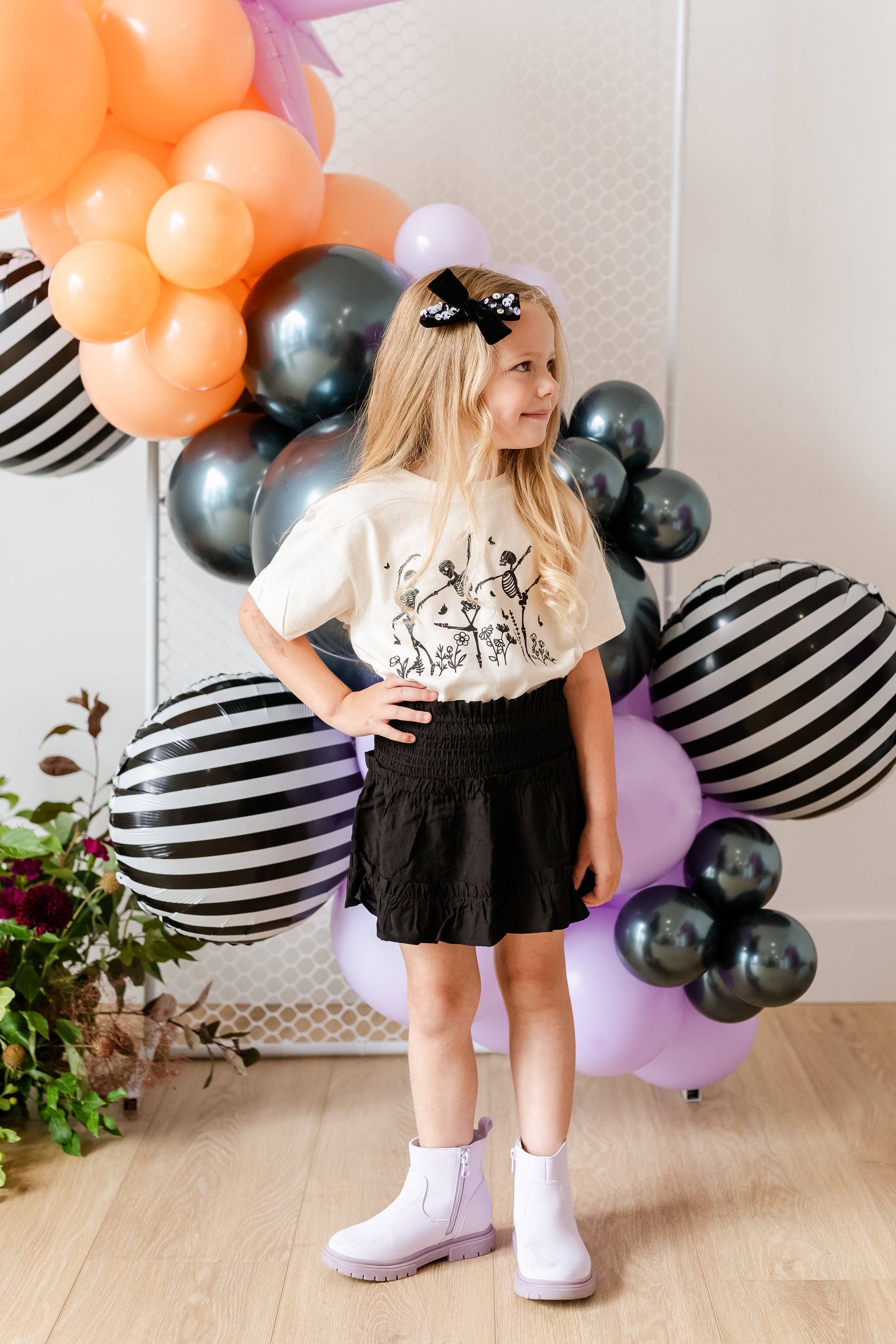 Ballerina Skellies - Child Tee Little Mama Shirt Shop