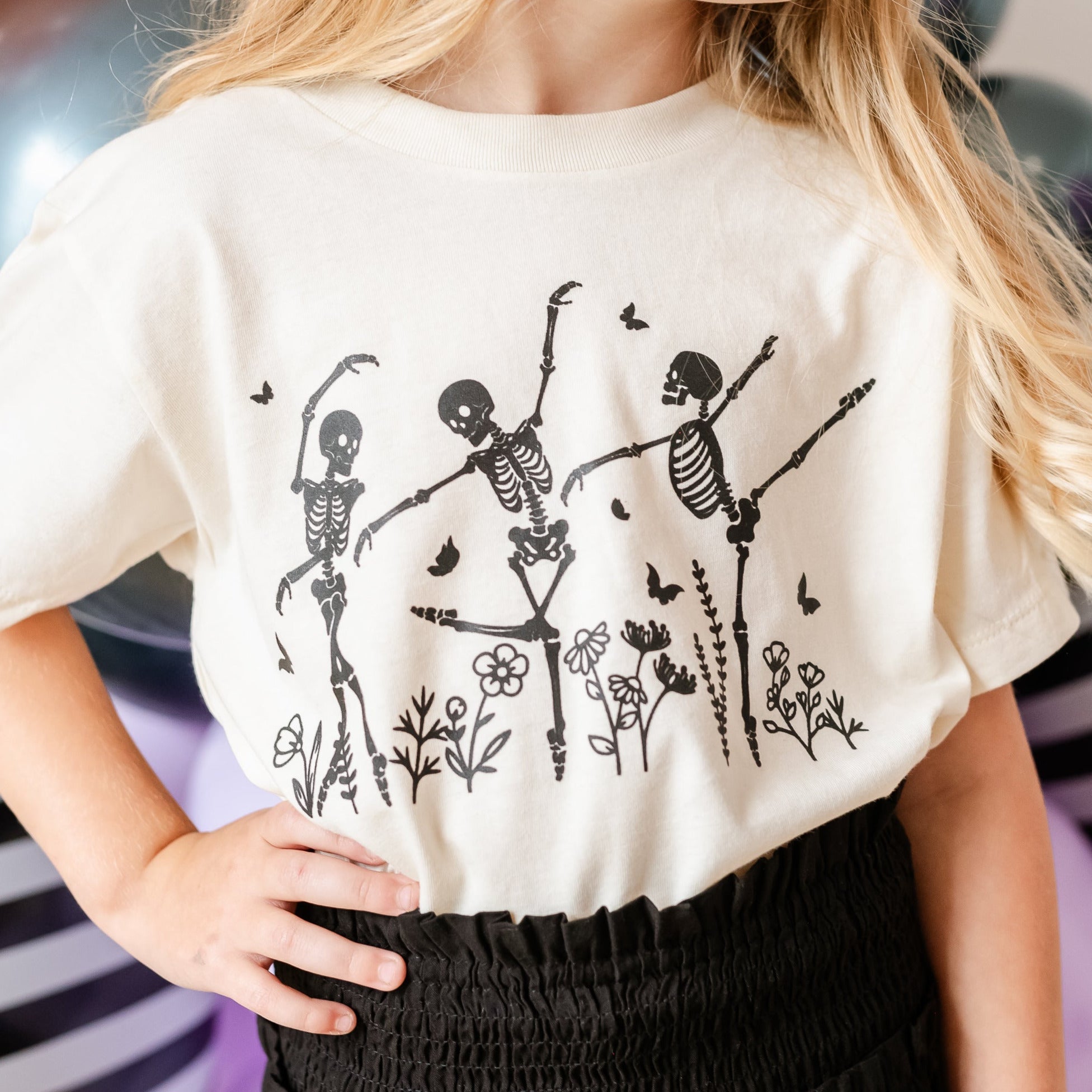 Ballerina Skellies - Child Tee Little Mama Shirt Shop