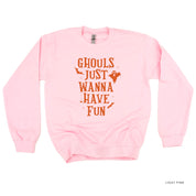 Ghouls Just Wanna Have Fun - Basic Fleece Crewneck Little Mama Shirt Shop LLC