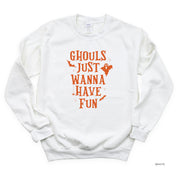 Ghouls Just Wanna Have Fun - Basic Fleece Crewneck Little Mama Shirt Shop LLC