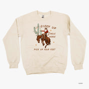 Giddy Up Jingle Horse - BASIC Fleece Little Mama Shirt Shop LLC
