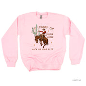 Giddy Up Jingle Horse - BASIC Fleece Little Mama Shirt Shop LLC