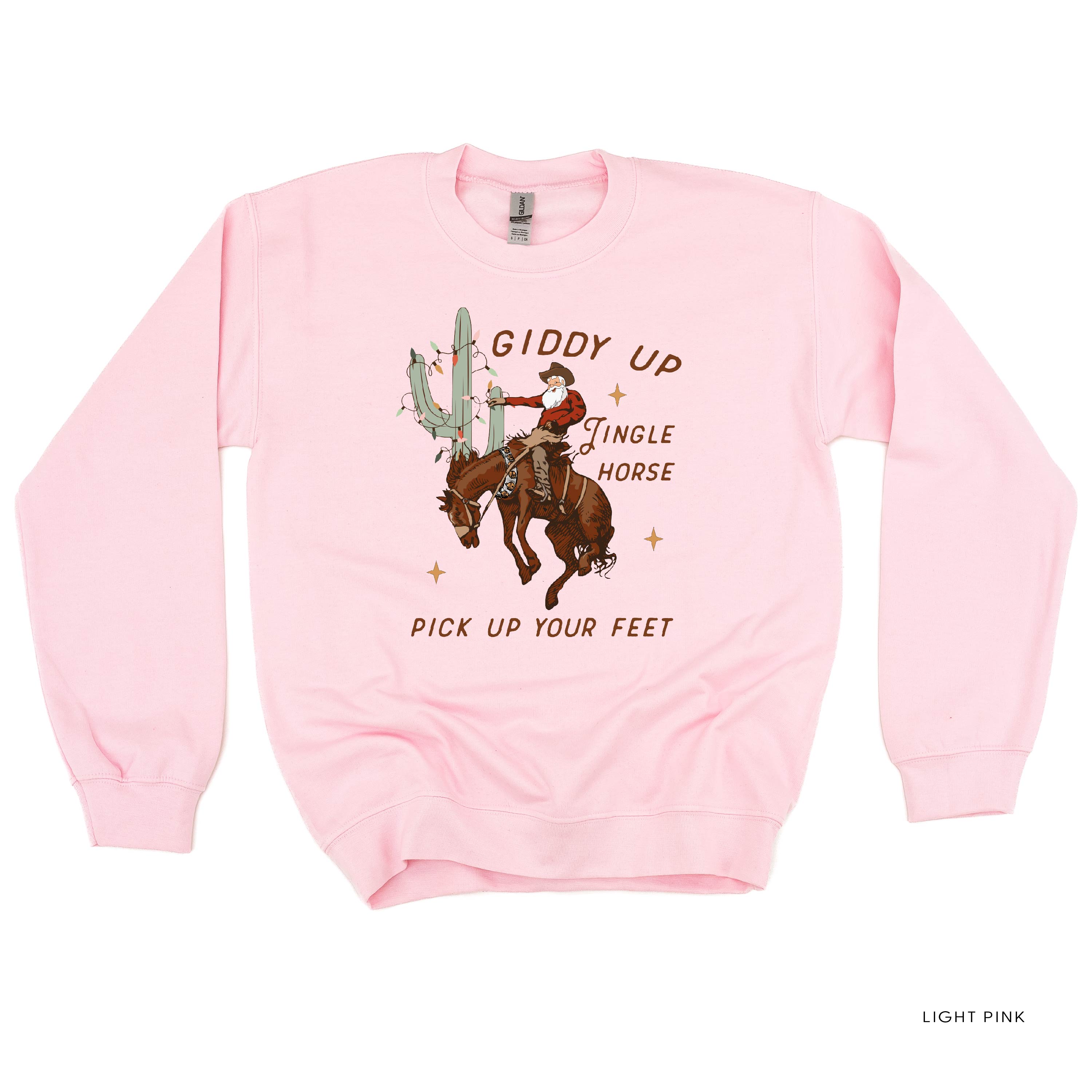 Giddy Up Jingle Horse - BASIC Fleece Little Mama Shirt Shop LLC