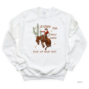Giddy Up Jingle Horse - BASIC Fleece Little Mama Shirt Shop LLC