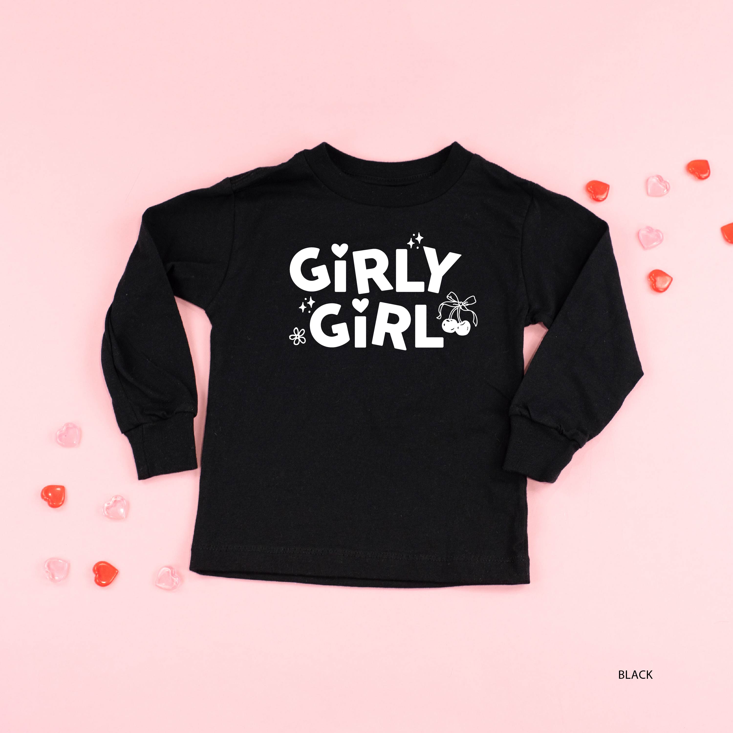 Girly Girl - Child Long Sleeve Tee Little Mama Shirt Shop