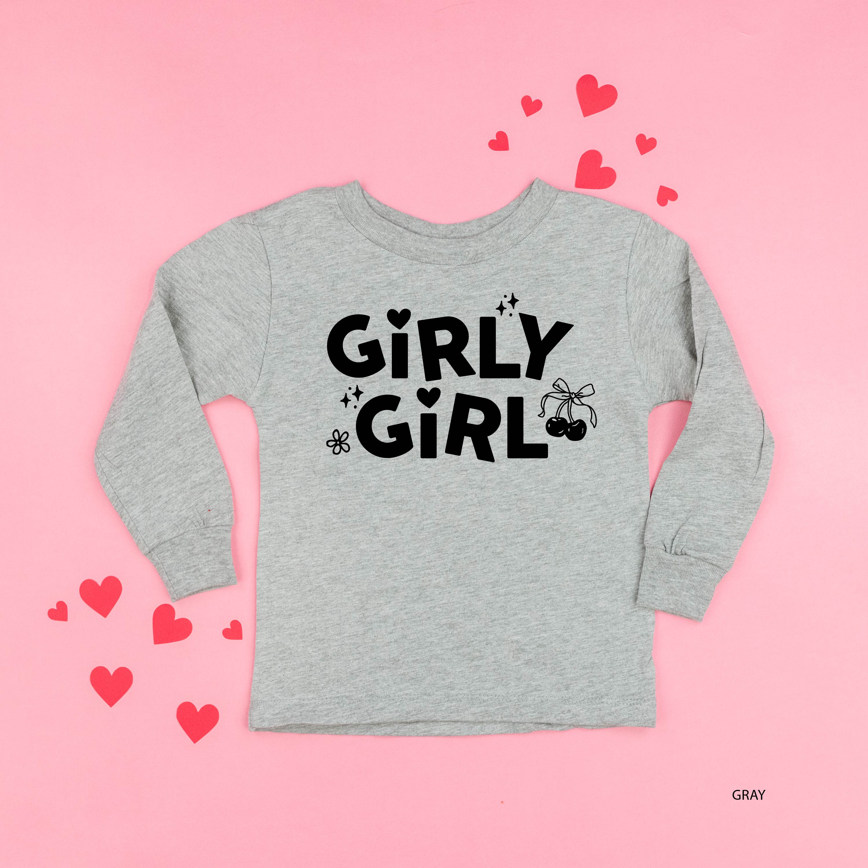 Girly Girl - Child Long Sleeve Tee Little Mama Shirt Shop