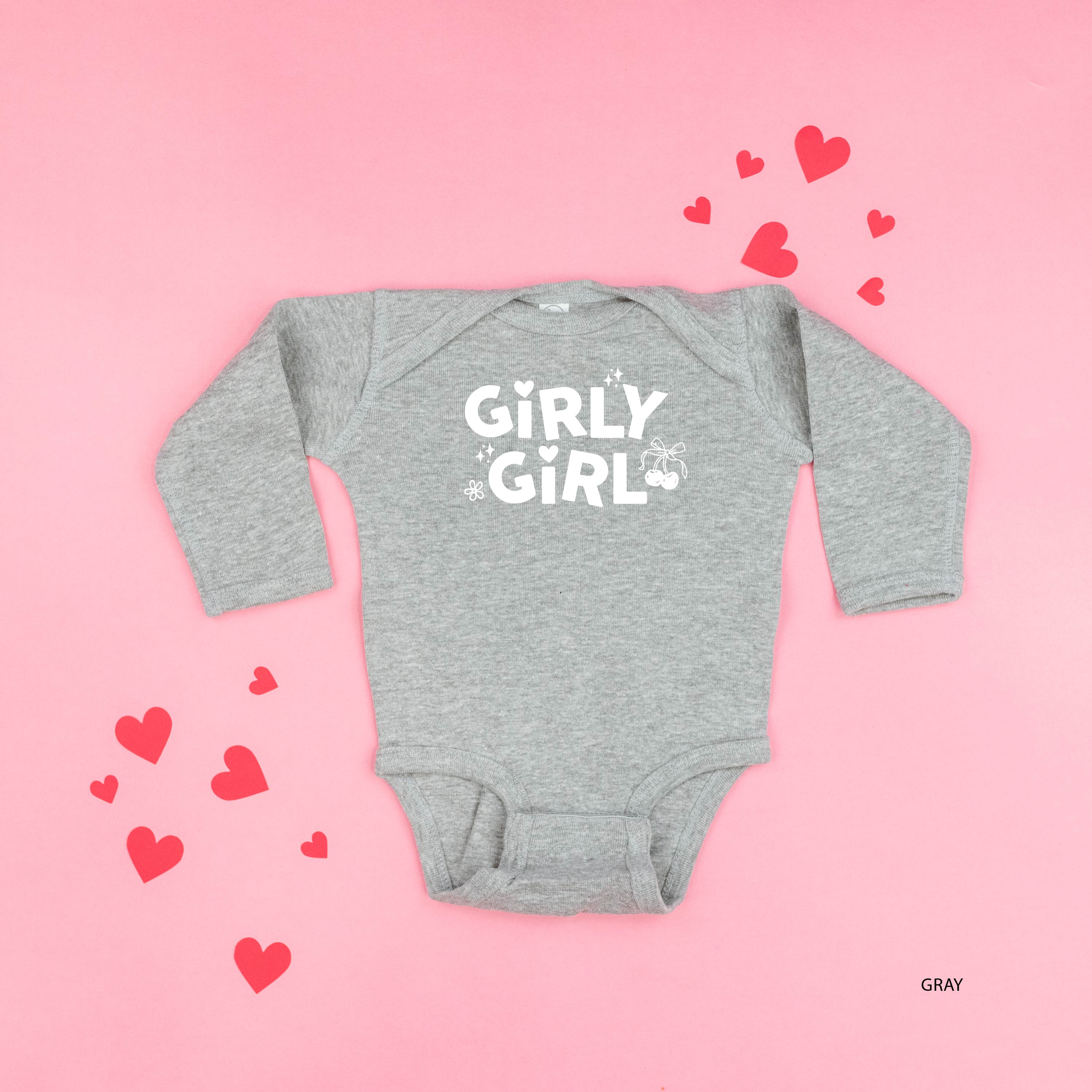 Girly Girl - Child Long Sleeve Tee Little Mama Shirt Shop