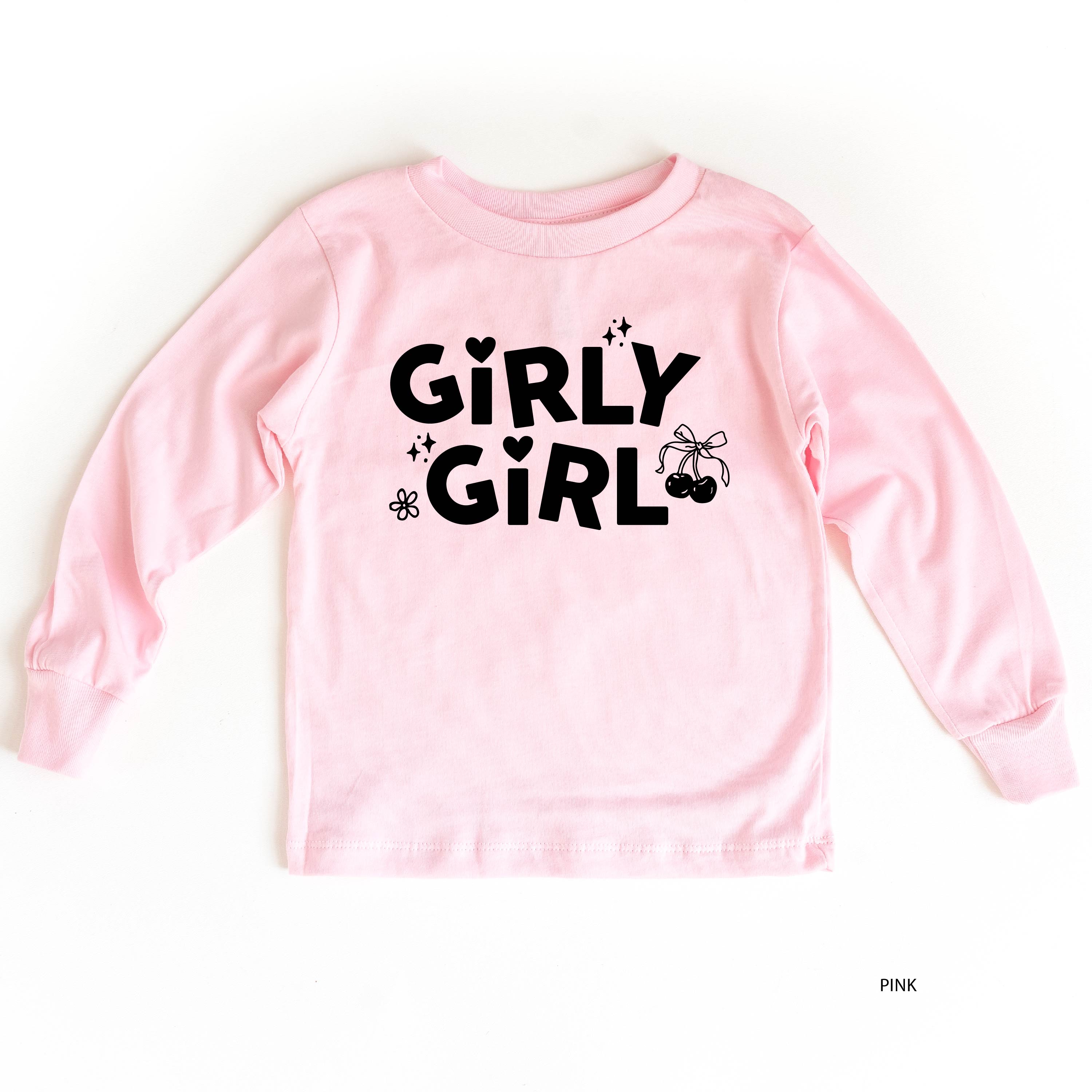 Girly Girl - Child Long Sleeve Tee Little Mama Shirt Shop