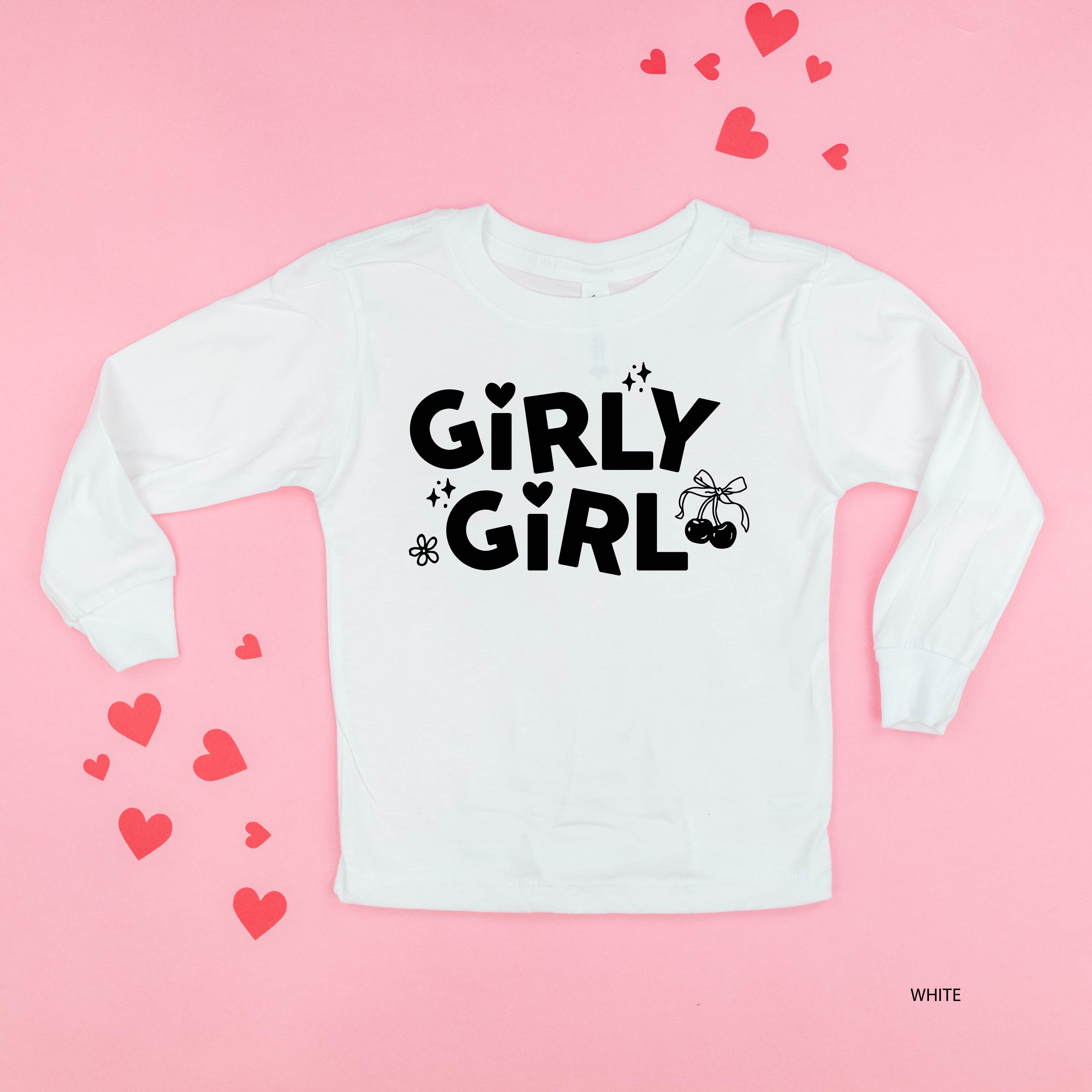 Girly Girl - Child Long Sleeve Tee Little Mama Shirt Shop