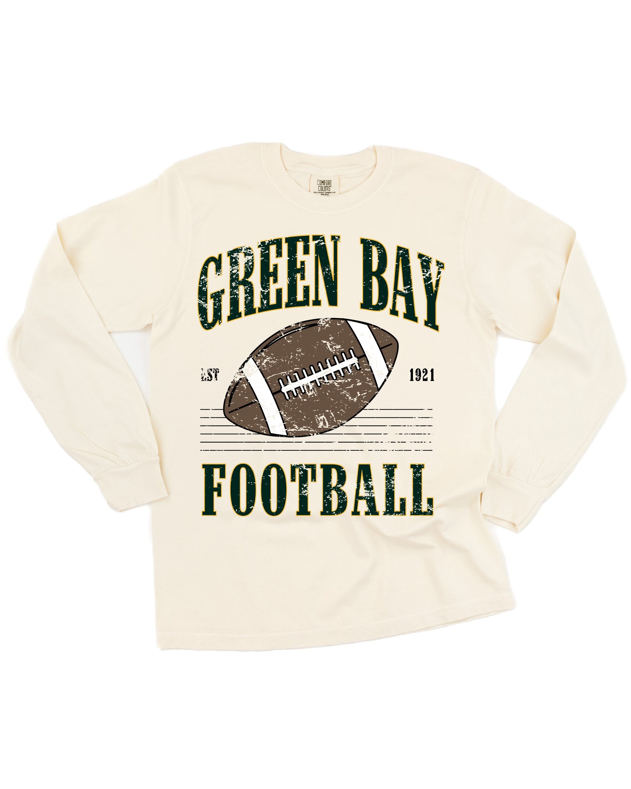 Touchdown Tees - LONG SLEEVE Comfort Colors Tee Little Mama Shirt Shop