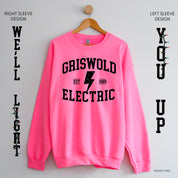 Griswold Electric - We'll Light You Up - BASIC Fleece Little Mama Shirt Shop LLC