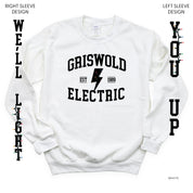 Griswold Electric - We'll Light You Up - BASIC Fleece Little Mama Shirt Shop LLC