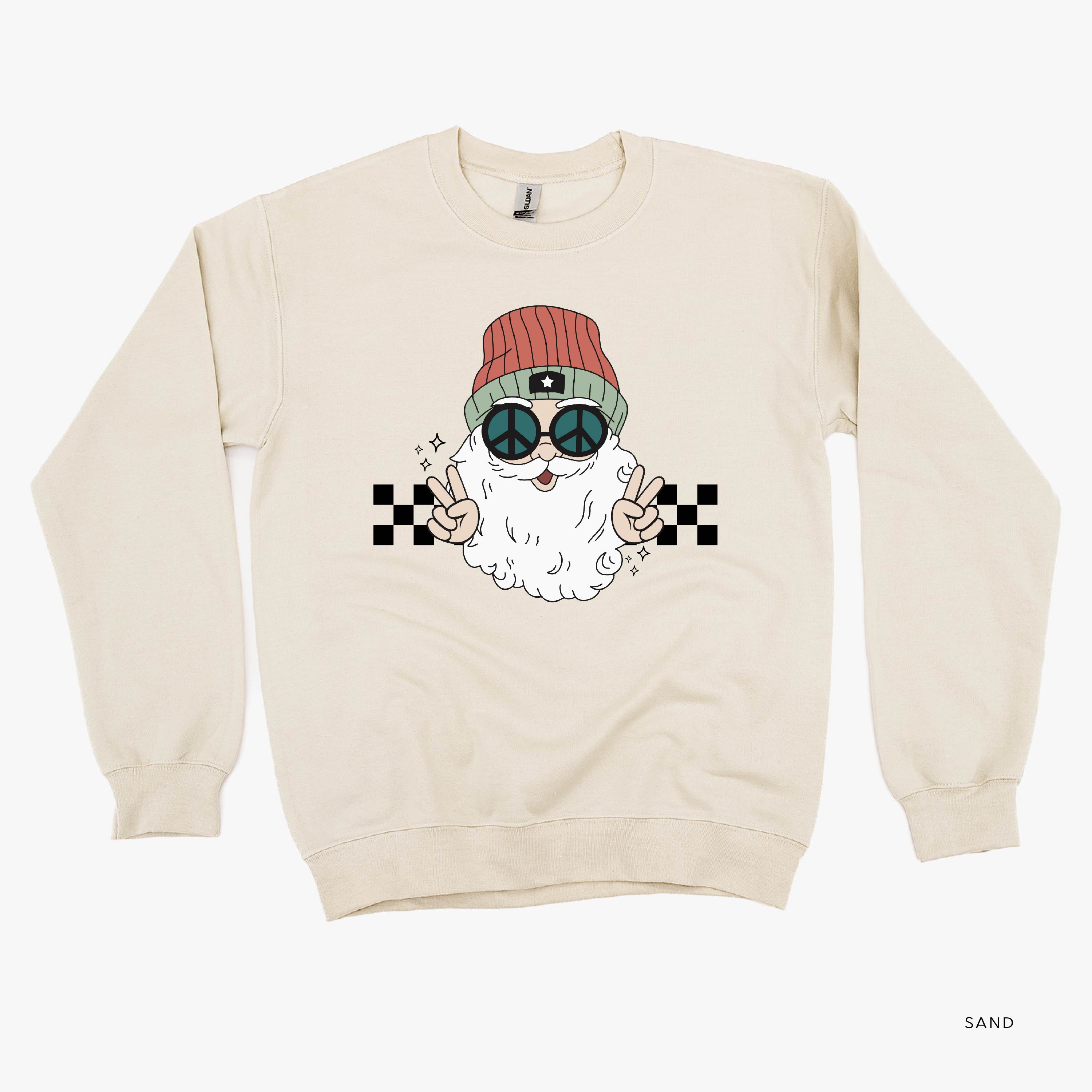 Groovy Santa - BASIC Fleece Little Mama Shirt Shop LLC