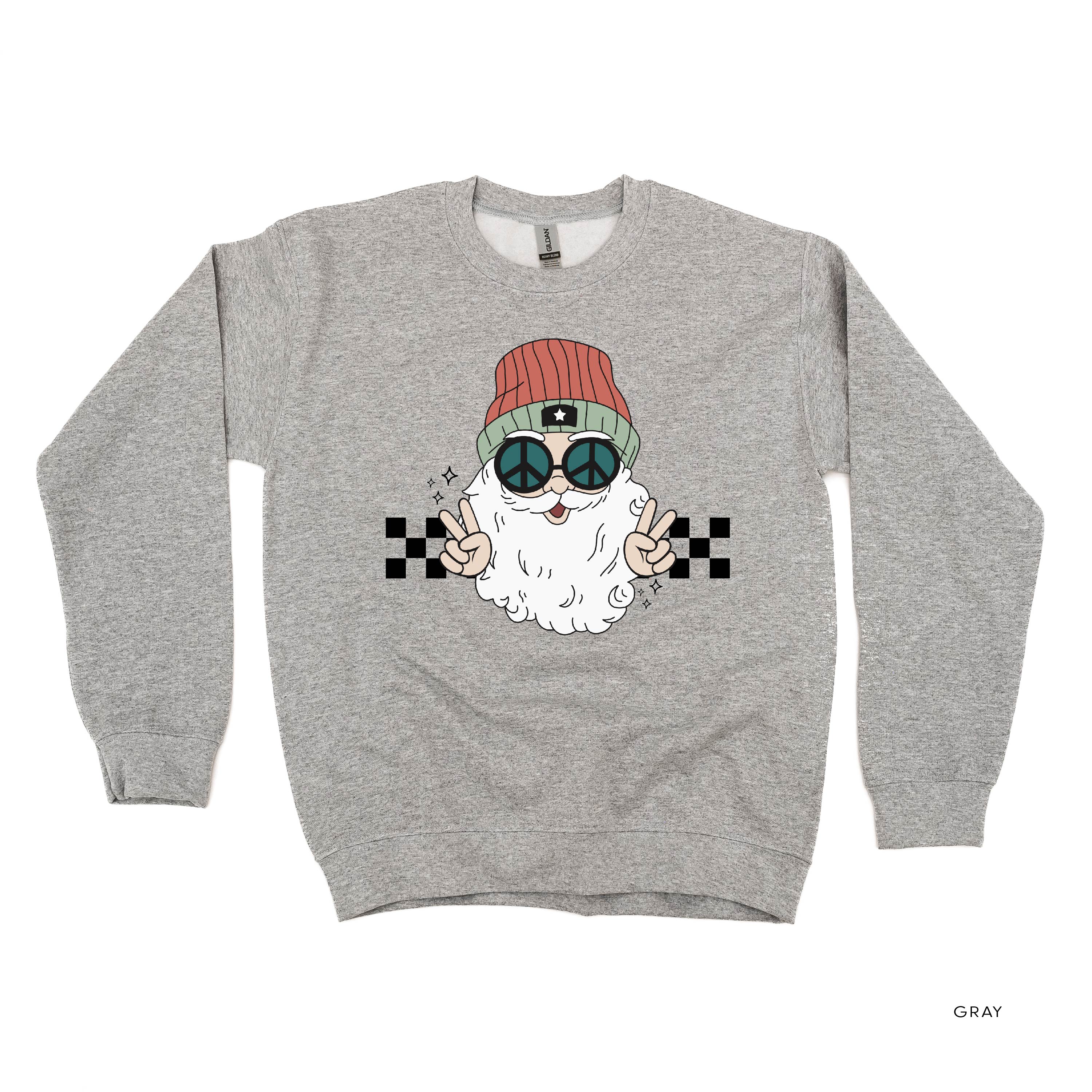 Groovy Santa - BASIC Fleece Little Mama Shirt Shop LLC