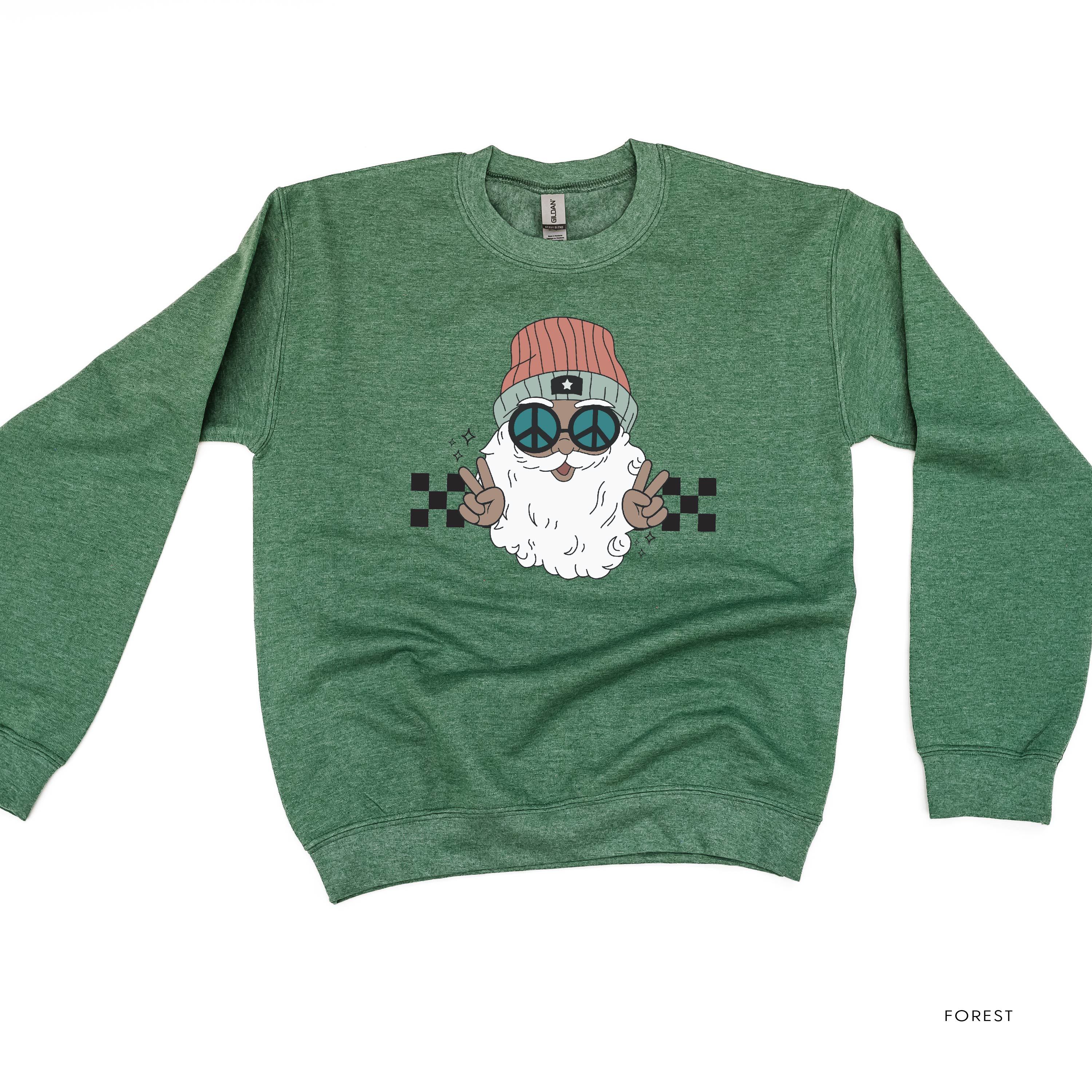 Groovy Santa - BASIC Fleece Little Mama Shirt Shop LLC