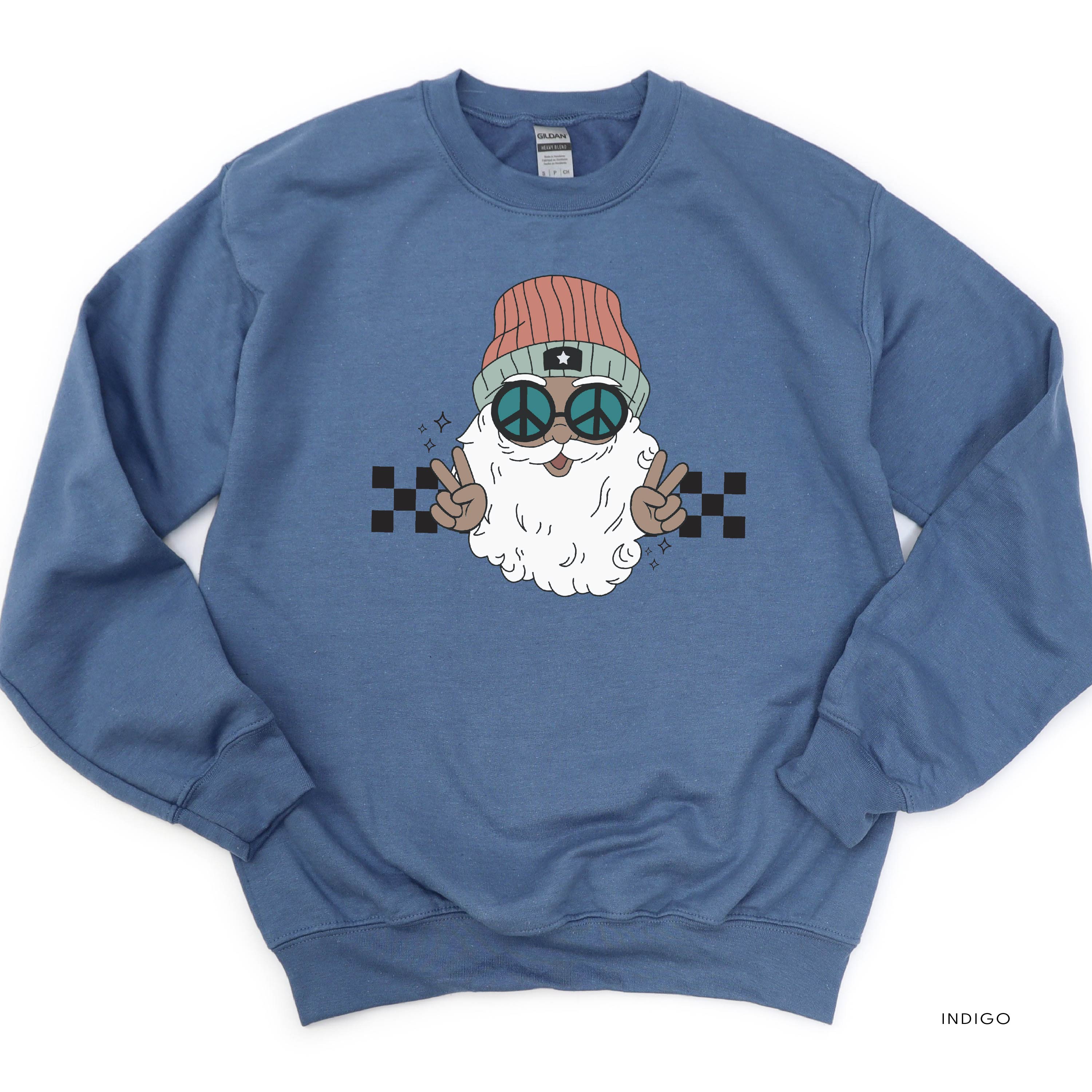 Groovy Santa - BASIC Fleece Little Mama Shirt Shop LLC