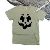 Spooky Jack-o'-lantern Face - Comfort Colors Tee Little Mama Shirt Shop
