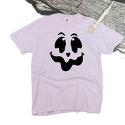 Spooky Jack-o'-lantern Face - Comfort Colors Tee Little Mama Shirt Shop
