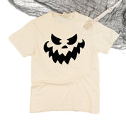 Scary Jack-o'-lantern Face - Comfort Colors Tee Little Mama Shirt Shop