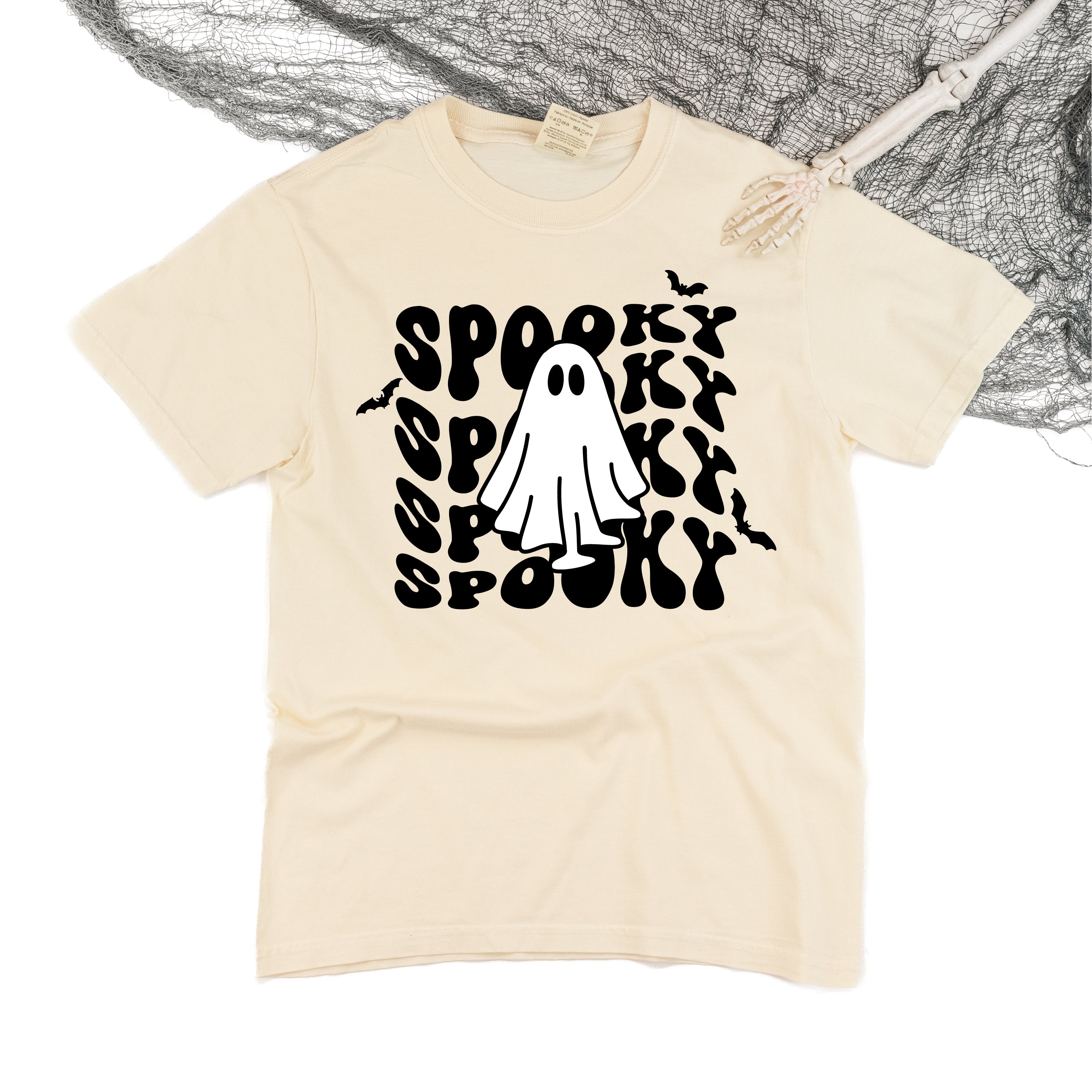 Spooky Ghost - Comfort Colors Tee Little Mama Shirt Shop