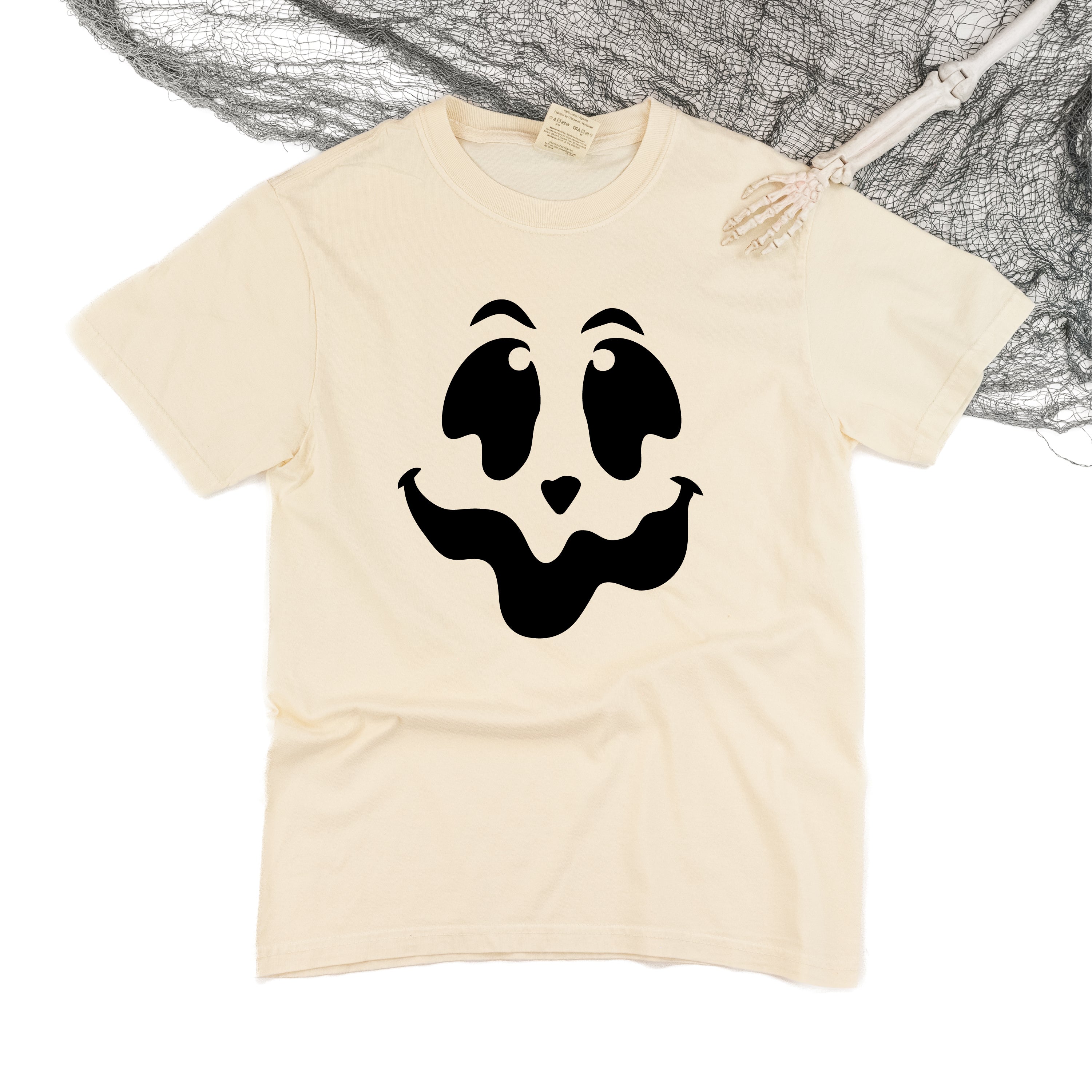 Spooky Jack-o'-lantern Face - Comfort Colors Tee Little Mama Shirt Shop