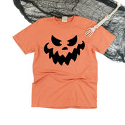 Scary Jack-o'-lantern Face - Comfort Colors Tee Little Mama Shirt Shop