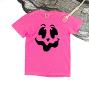 Spooky Jack-o'-lantern Face - Comfort Colors Tee Little Mama Shirt Shop