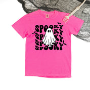Spooky Ghost - Comfort Colors Tee Little Mama Shirt Shop